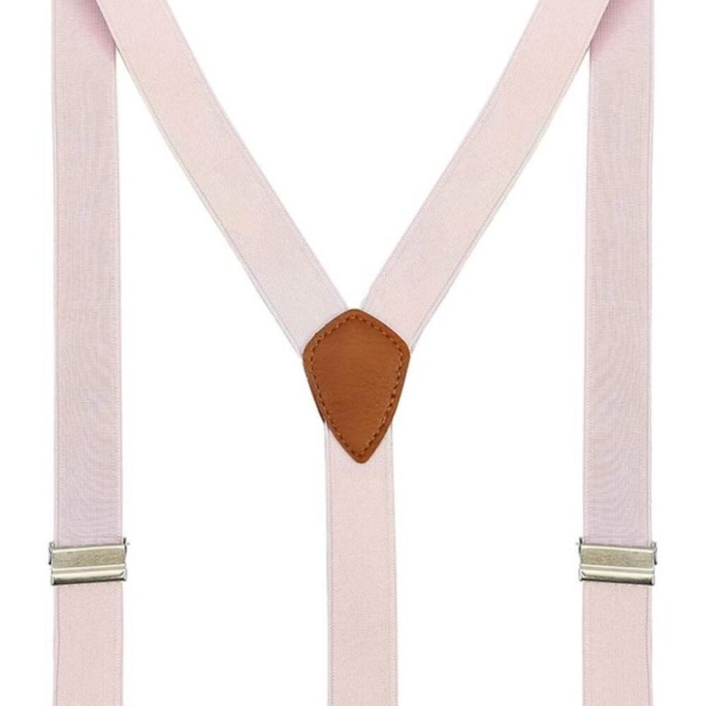 Men's Boys' Suspenders and Bow Tie Set Adjustable Y Back
